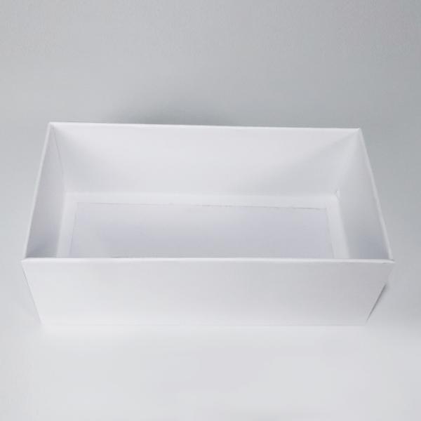 Calendaring Varnishing 10x8x3'' 2mm White Lid And Base Boxes