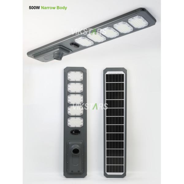 Nuevo 100W 200W 300W 400W 500W All In One Aluminio Luz solar de calle para mayoristas