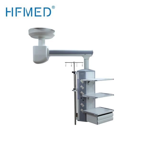 Surgical Medical Gas Pendant , Medical Ceiling Pendant With 1100mm Single Arm