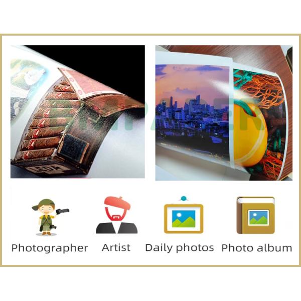 250 грамм 260 грамм РС Сатин Инкджет Фотобумага Ролл Пигмент чернила 24 дюйма 44 дюйма х 100 футов