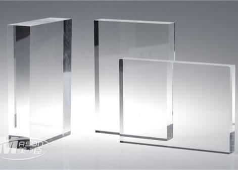 folha de vidro plástica transparente da folha acrílica 1220x2440mm clara de 4mm