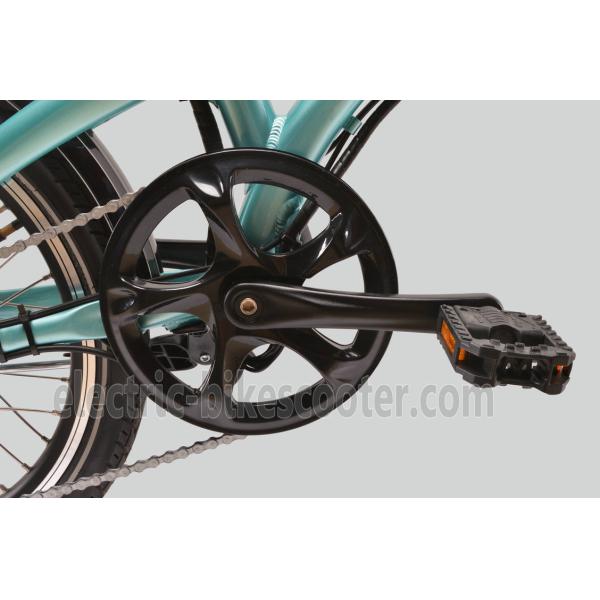 32km/h Electric Folding Bike , Electric Folding Bicycle With Pedal Assist System