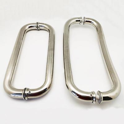 Os acessórios da porta deslizante do banheiro de SS304 SS201 regam o revestimento de vidro do puxador da porta PSS