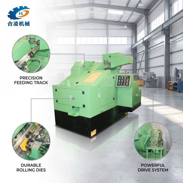 Machineweight 500 to 12000 Kg High Speed Thread Rolling Machine Thread Rolling Diameter M2 to M20 Designed for Thread Rolling