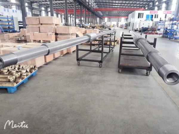Eixo petroquímica da extrusora para o material alto do eixo 1,2343 do parafuso do torque de Alemanha 250