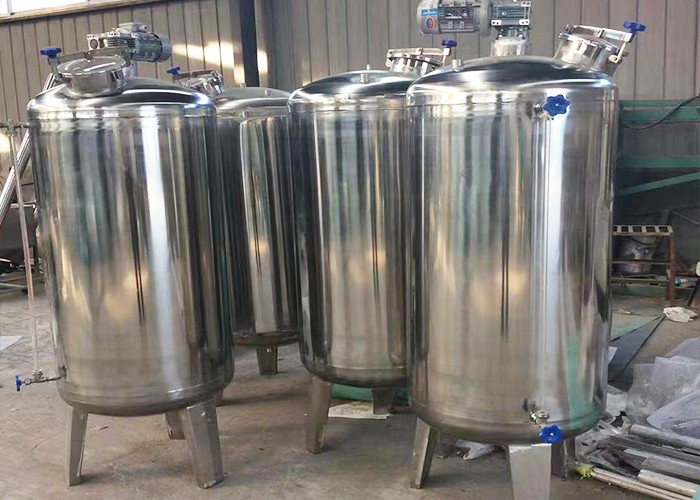 Lead Free Stainless Steel Water Treatment Tank Smooth Surface Corrosion Resistant