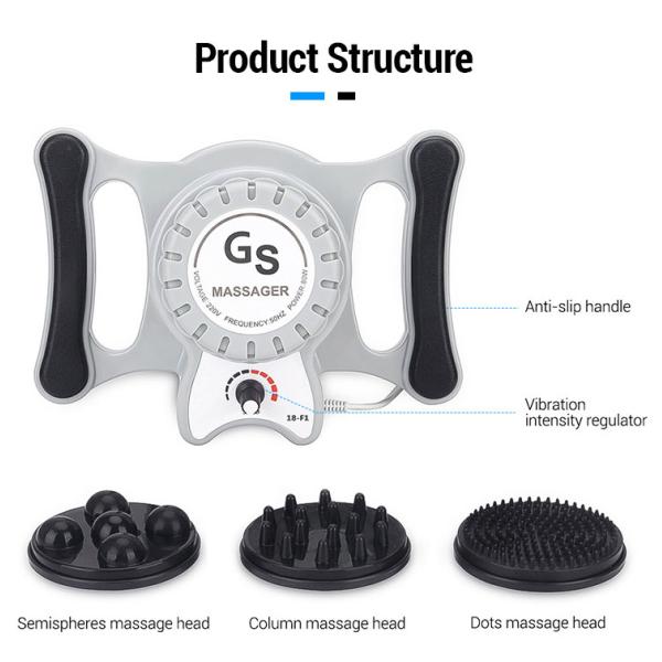 2024 Home Use G8 Body Slimming Massager 3 Different Massage Head Vibration G5 Body Shaping Machine JF628