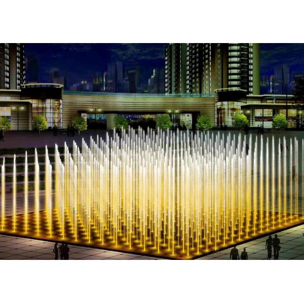 Large Scale Outdoor Square Water Fountains , Magic Musical Fountain Project