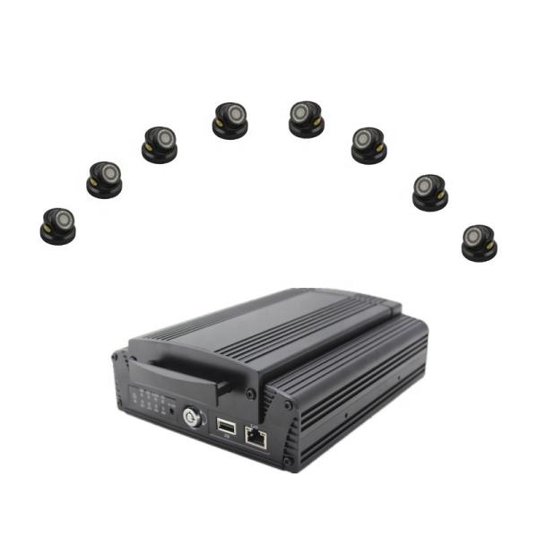 CVBS 8 Channel 1080P Car Mobile DVR GPS 4G WIFI CCTV MDVR 2TB HDD