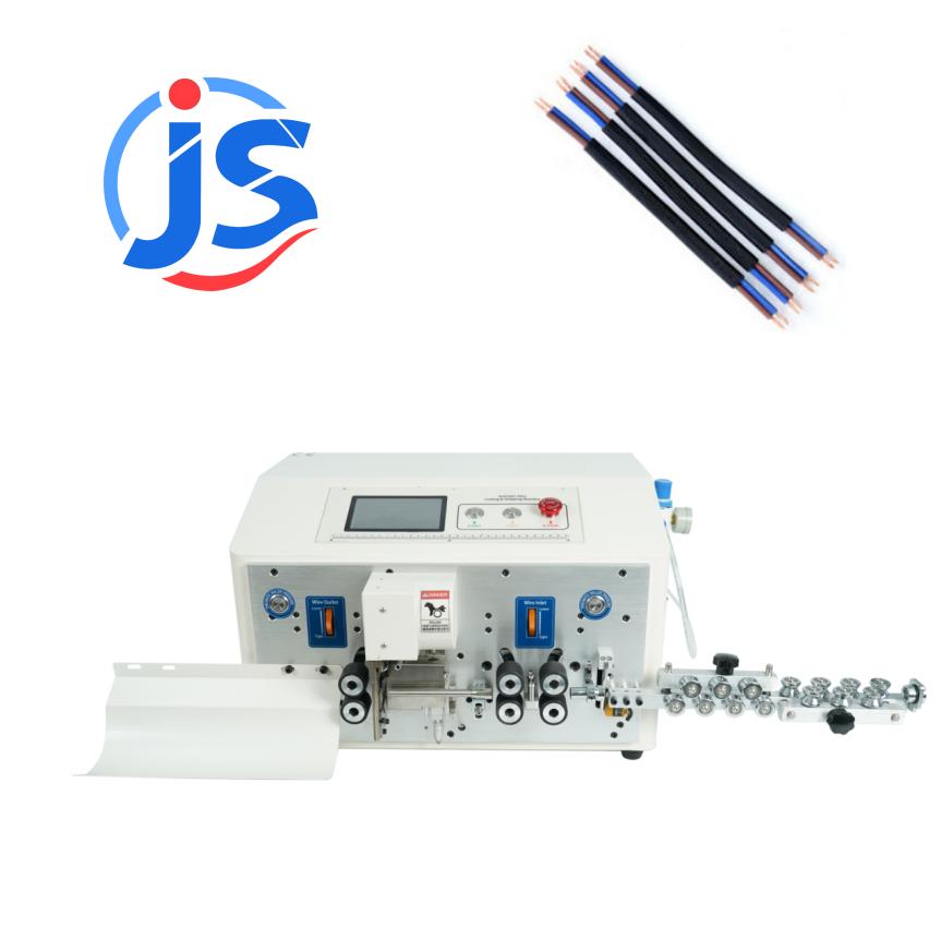 Round Sheathed Copper Cable Cutting Machine Multi Core Copper Wire Stripping Machines