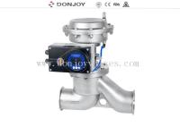 Robinet d'arrêt sphérique de DN100 Donjoy avec le déclencheur d'acier inoxydable avec l'IL TOP1441 pour la nourriture