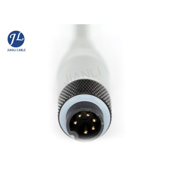 Germany Waeco Backup Camera Cable , 6 Pin Extension Cable For Cctv Camera System