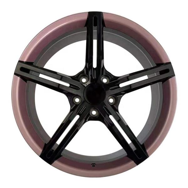 New design high quality 19 to 21 inch customized forged split wheel two color painting fuchs alloy wheels for taycan