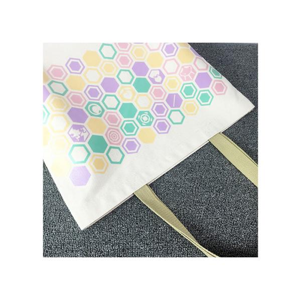 Customized Cotton Canvas Tote Bag , Organic Cotton Tote Bags Plain Woven Fabric