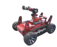 Tout l'équipement robotique grande Jet Flow à télécommande de lutte contre l'incendie de terrain