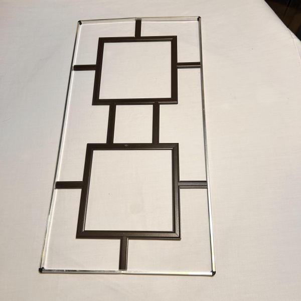 3m Length Plastic Georgian Bar Flower Traditional Double French Aluminum Window Accessory Component