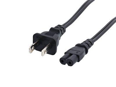 Durable 15 Foot C7 Power Supply Cord Non-Polarized for Reliable Device Charging