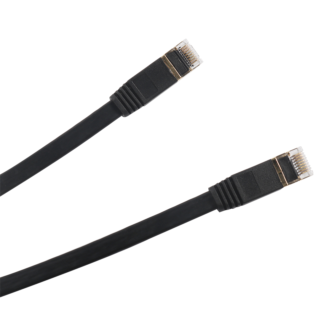 CAT7 SSTP ПЛОСКОЕ 32awg омедняют локальные сети кроссового провода 10G гибких проводов