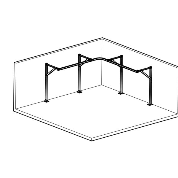 Floor Mounted Heavy Bag Rack