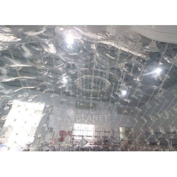 события шатра крупного плана прозрачного раздувного шатра 4m располагаясь лагерем на открытом воздухе делают раздувной шатер водостойким купола пузыря