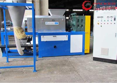 Alloy Blades PET Pelletizer , Plastic Pelletizer Anti - Fly Back Plate