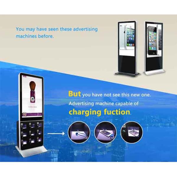 42 Inch Plug And Play Commercial LCD Display , 1080P Free Standing Digital Signage