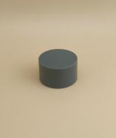 Grey Plastic Smooth Matte Cap for Cosmetic Bottles