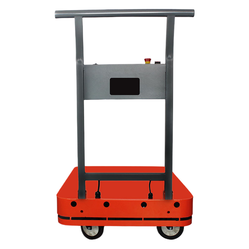 Outdoor Flat Trolley Shopping Carts Warehouse Follow Robot