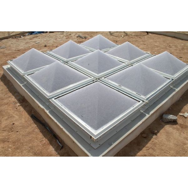 Polycarbonate Dome Skylight, Easy to Install & Transport, Custom Sizes Available, Long Lasting Roof Light Cover