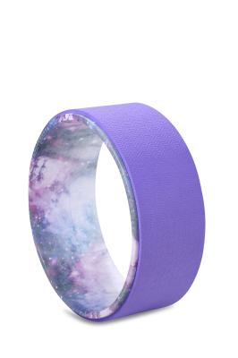 Sky Printing Yoga Wheel Sweat Resistant Sturdy Safe High Performance
