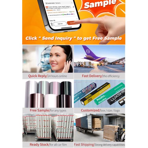 VLT44% Metallic Reflective UV Rejection Color Changing Solar Car Window Glass Tint Film