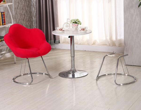 Commercial Modern Metal Chairs , Antique Upholstered Dining Chairs With Metal Legs