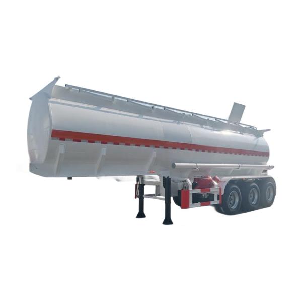 Cisterna de aço carbono Ácido sulfúrico Trailers para venda 3 eixos 21cbm 21000 litros