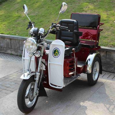 110CC fuel power tricycle 3 wheel handicapped tricycle with passenger seat