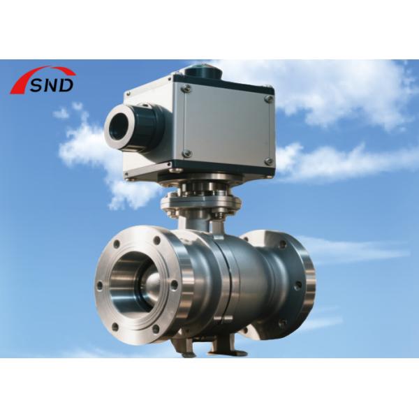 Pneumatic Flange Ball Valve DN50 SS316 PN25 for Industrial Use