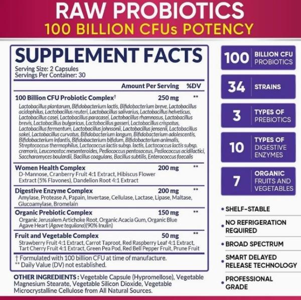 Digestive Enzymes And Bromelain Probiotic Detox Supplement Capsules Slimming Pills