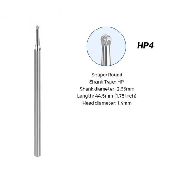 Стоматологическая лаборатория Вольфрамовые карбидные швы 10 штук/коробка Стоматологические круглые карбидные швы для полировки