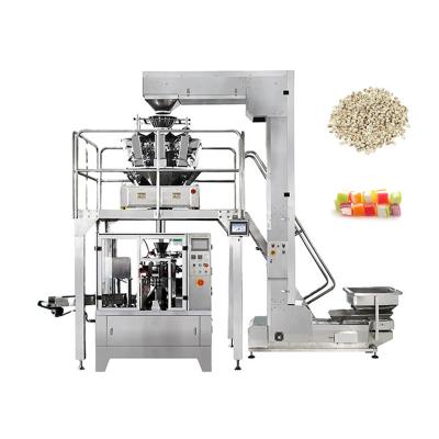 Zipper Flat Bag PLC Control Rotary Pouch Packing Machine30Bags/Min