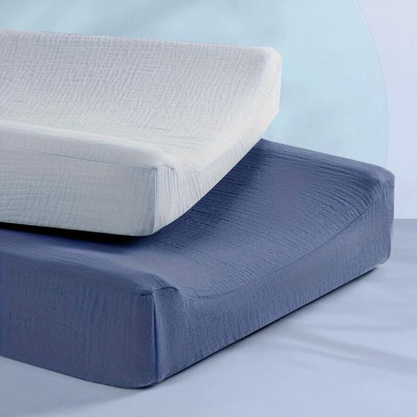 100% Cotton Diaper Changing Table Cover Multiple Colors For Baby