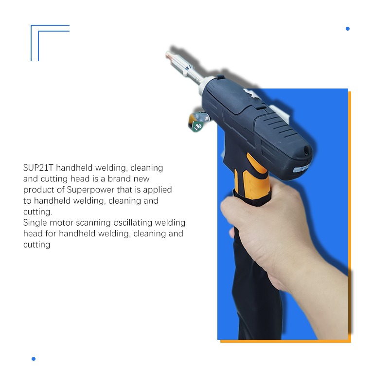 1500w 2000w Soldering Cutting Fiber Laser Equipment Weld Handheld Laser Welding Gun Head