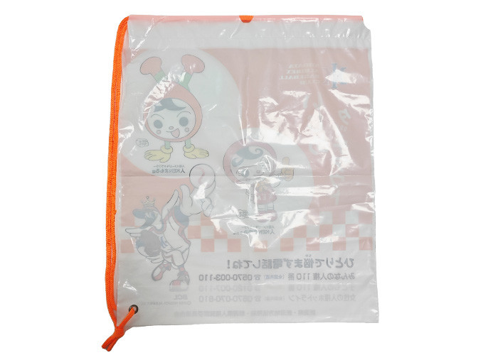 LDPE сумки Drawstring OEM/ODM пластиковый многоразовый печатая сумку веревочки