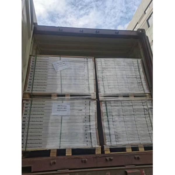 4.5mm 4mm 180x1220mm SPC Embossed Flooring For Stairs In Kitchen