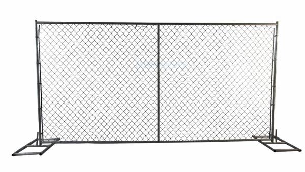 6ft Height Temporary Barrier Fence Public Safety Mild Steel Wire Tube Welded