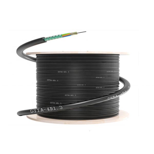 На открытом воздухе подземное стекло G652D SM бронированное оптически - кабель оптическ волокно волокна GYTA