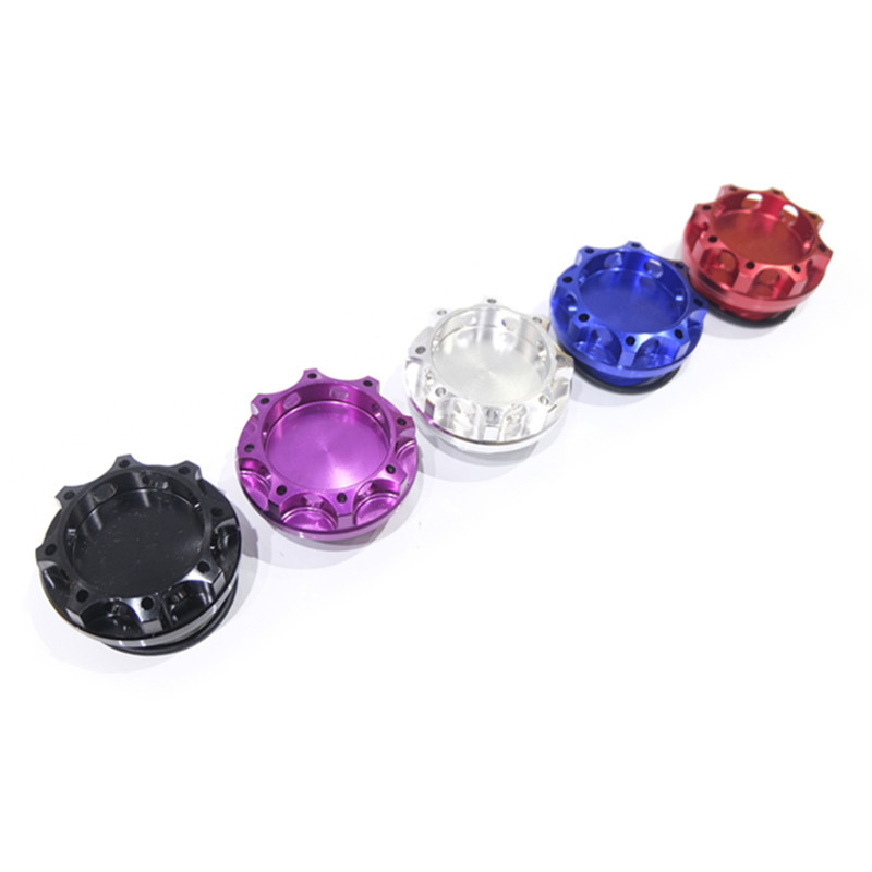 Aluminum Alloy High-Temperature Resistant Oil Cap with 60mm Diameter for Car Modification