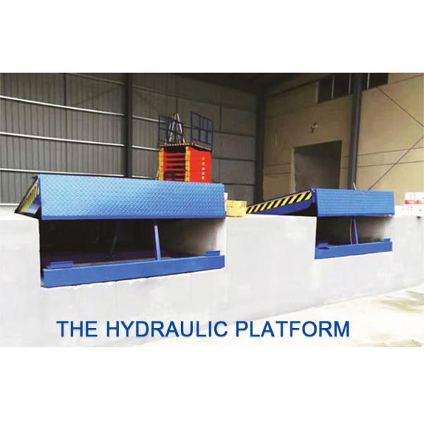Dock Door Levelers Workshop Automatic Dock Plate 25000-40000LBS Safe Design Customized Deck Height Customizable Hydraulic Lift Platform Dock Ramp Leveler Container Loading Ramp For Logistics