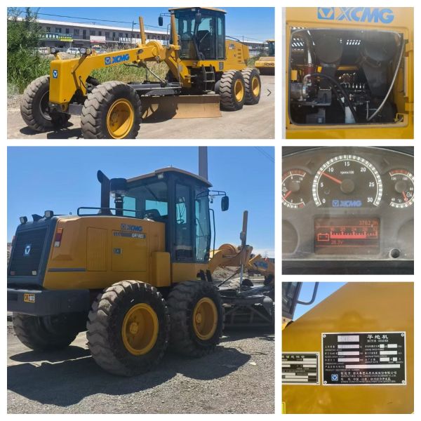 Used Road Construction Equipment Multifunction Small Motor GR 1803 Motor Grader China 3000 hours