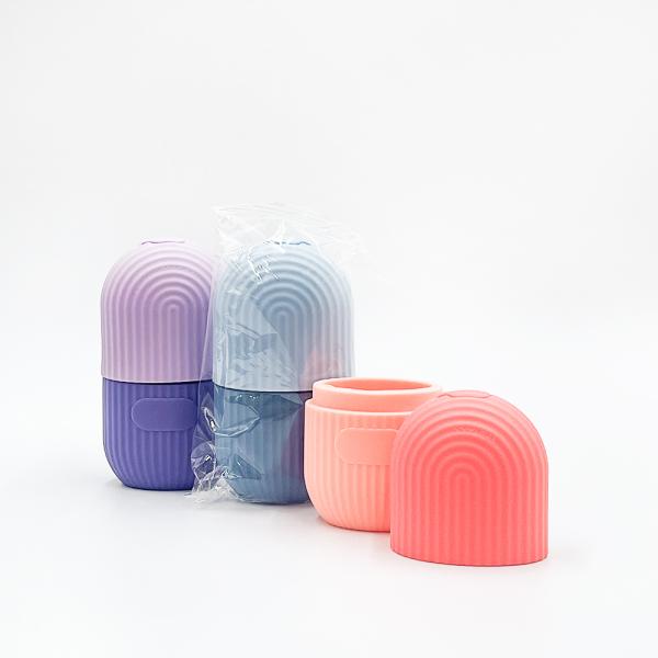 Target Area No Plugs Type Silicone Ice Molds for Facial Cube Ice Roller Face and Body