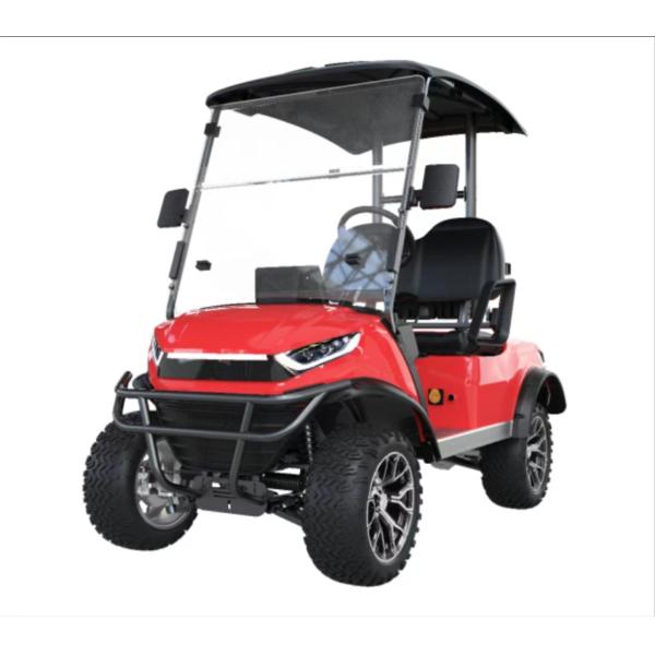 5-7h Tiempo de carga Cengo 2 plazas Carro de golf eléctrico Para el club de golf con tambor delantero Sistema de freno de tambor trasero y en 2024