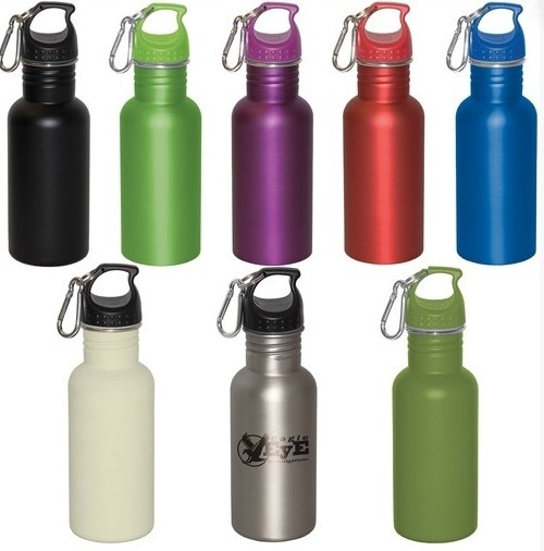 stainless steel sports bottle with straw/500ml sports bottle